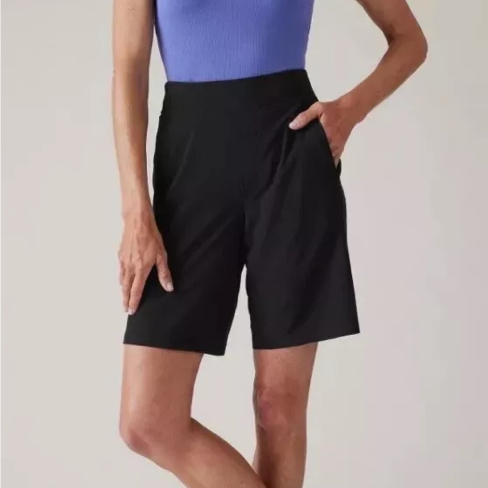 Athleta Women's High Waist Black Shorts